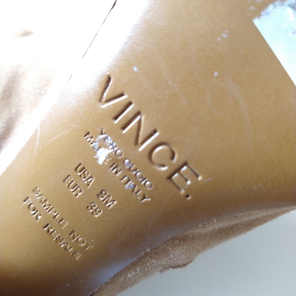 Vince Fenmore Peep-Toe Sand Bootie - Picture 10 of 15